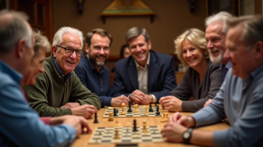 Board game community members enjoying social gaming together